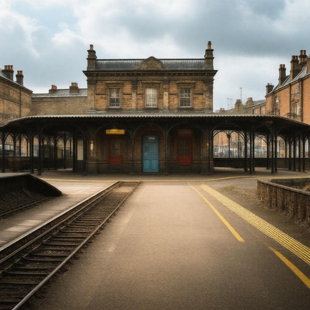 AI-created image of Kensal Green station