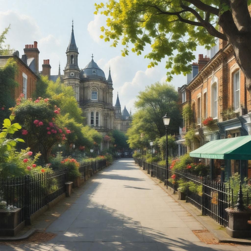 AI-created image of Kensal Rise
