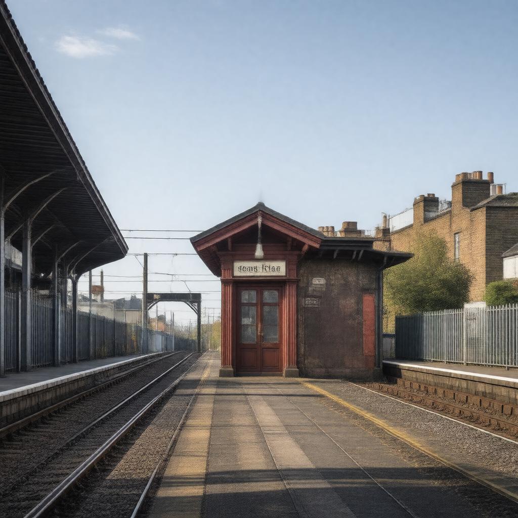 AI-created image of Kensal Rise railway station