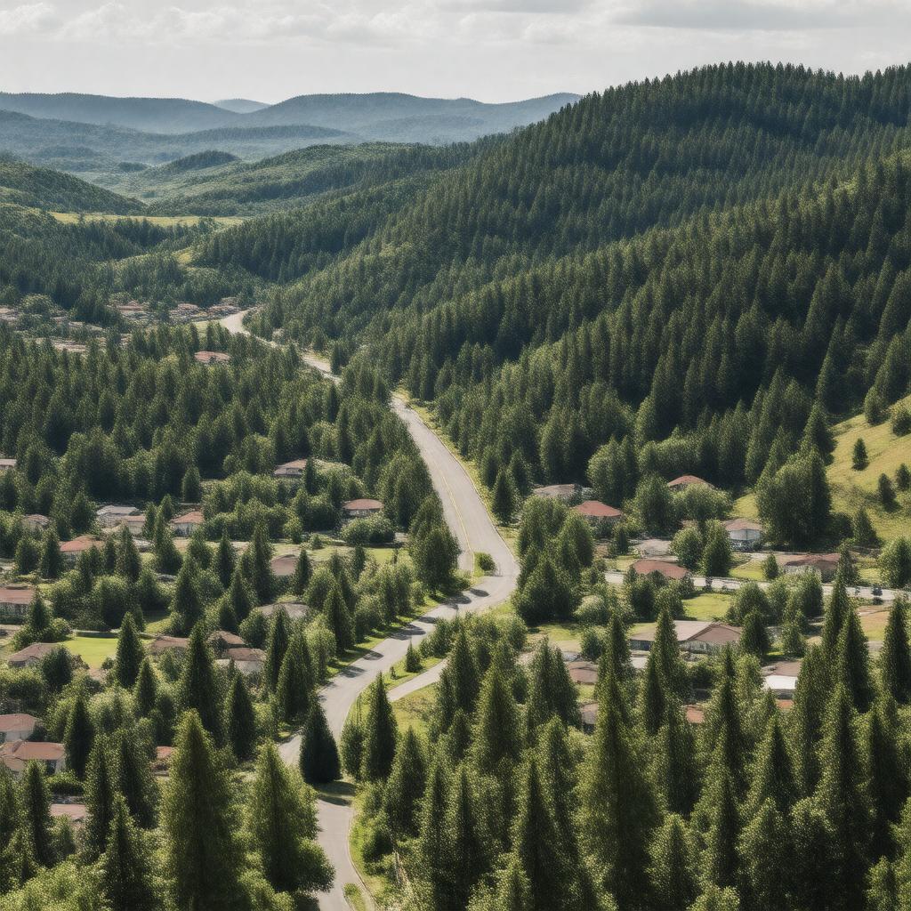 AI-created image of Kensington, California