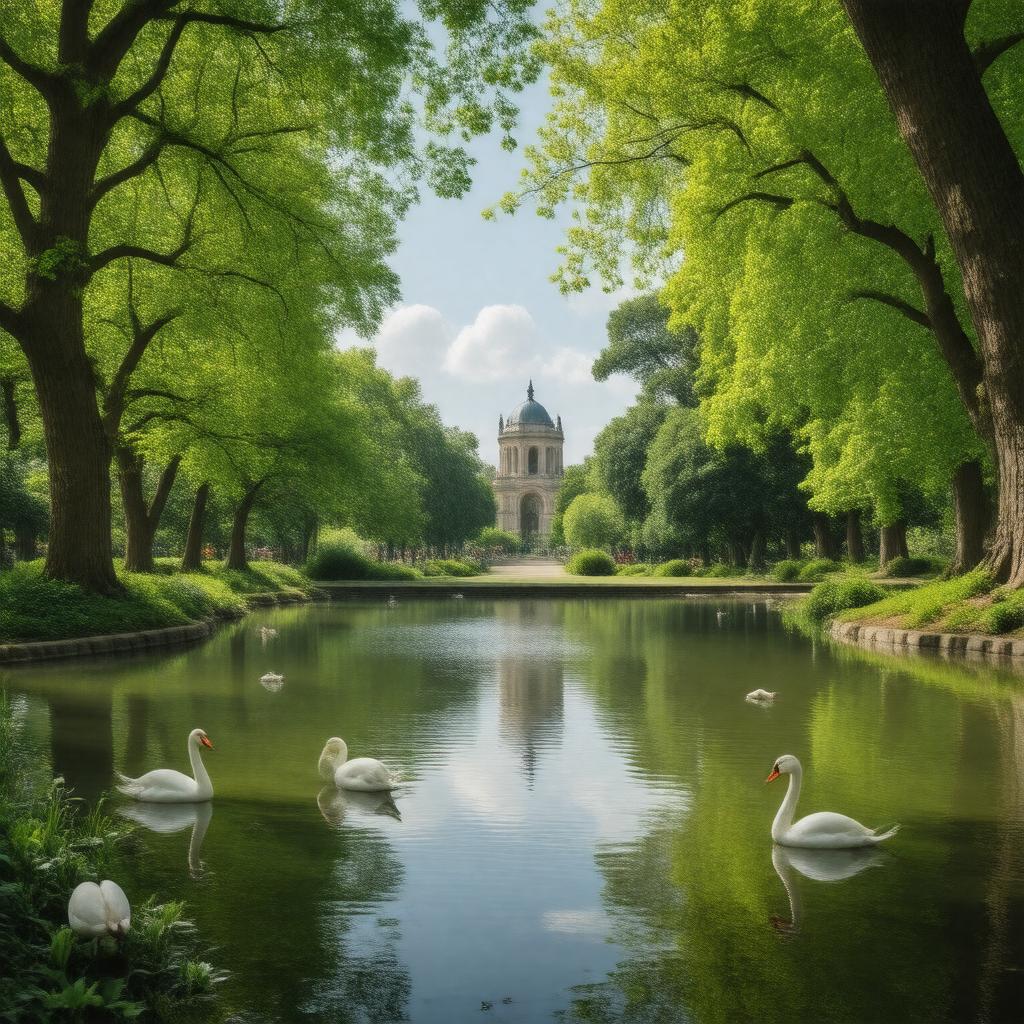 AI-created image of Kensington Gardens
