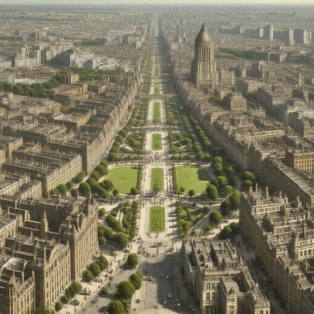 AI-created image of Kensington, London, England