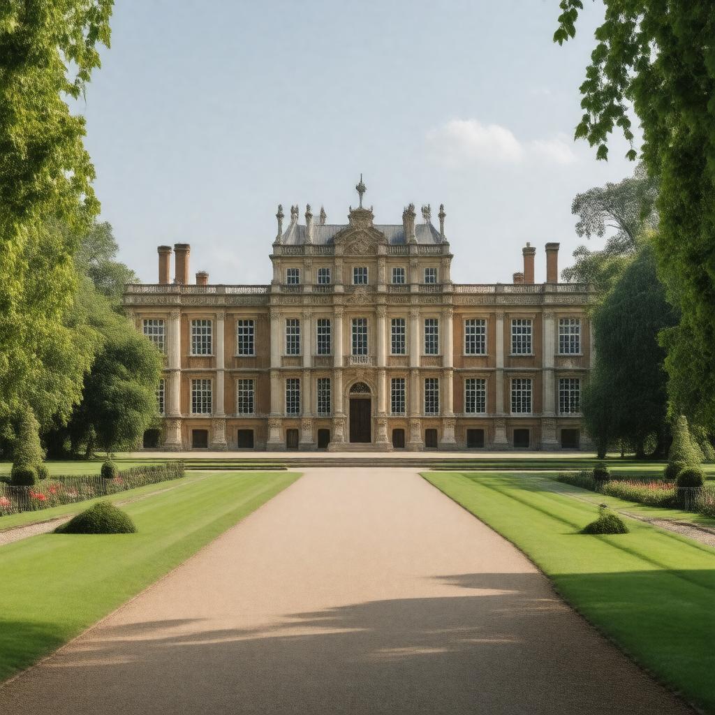 AI-created image of Kensington Palace, London