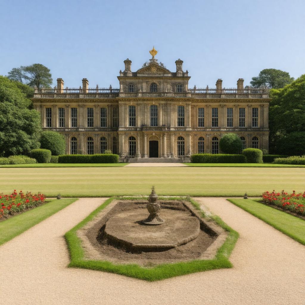 AI-created image of Kensington Palace, London, England