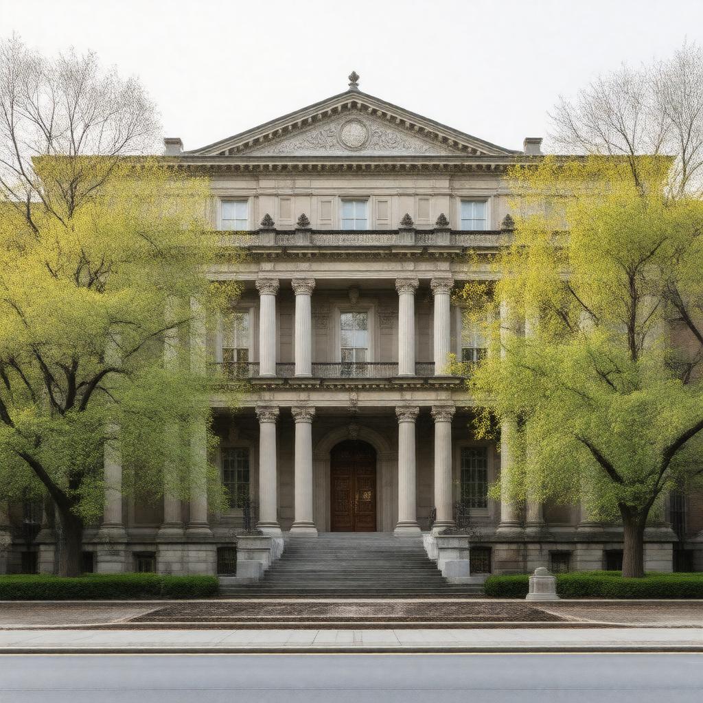 AI-created image of Kent Hall