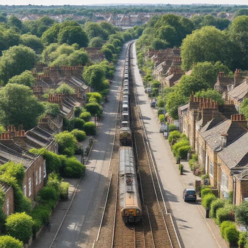 AI-created image of Kenton, London, England