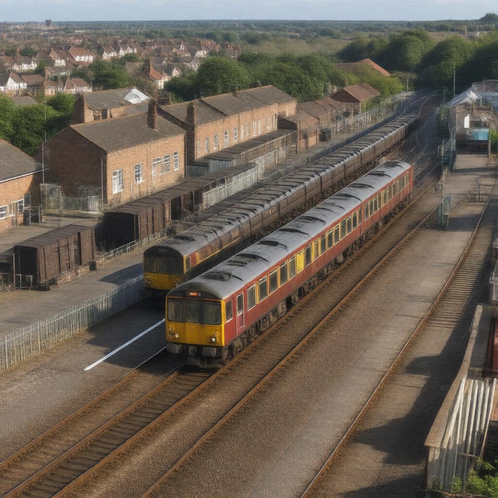 AI-created image of Kenton Sidings