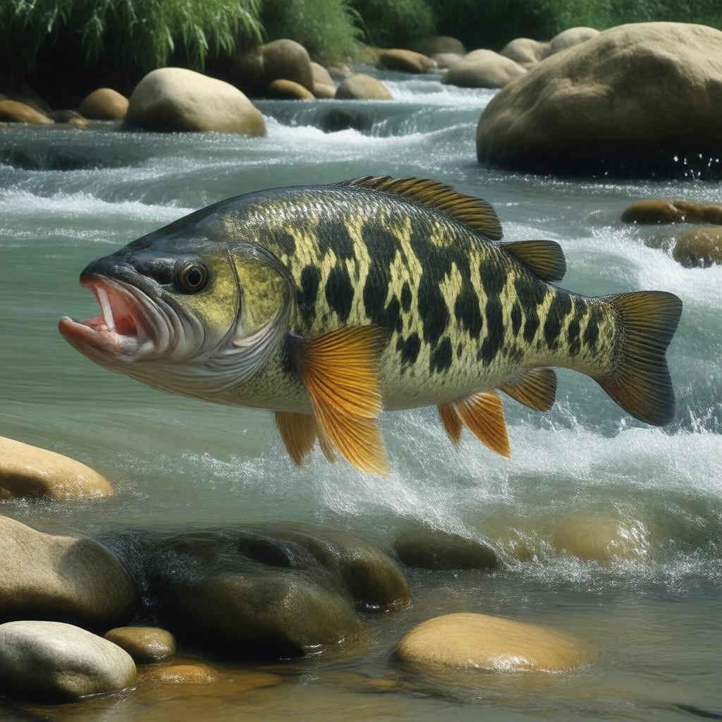 AI-created image of Kentucky spotted bass
