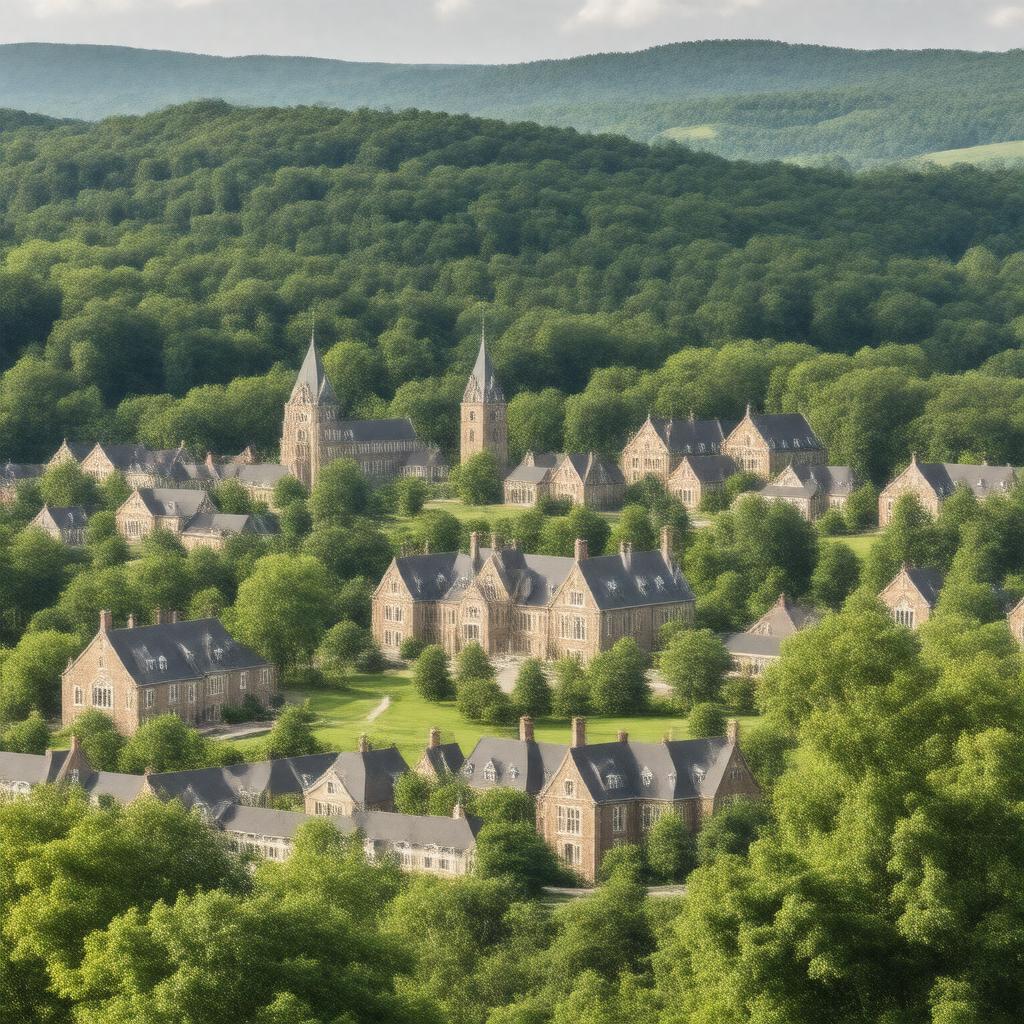 AI-created image of Kenyon College