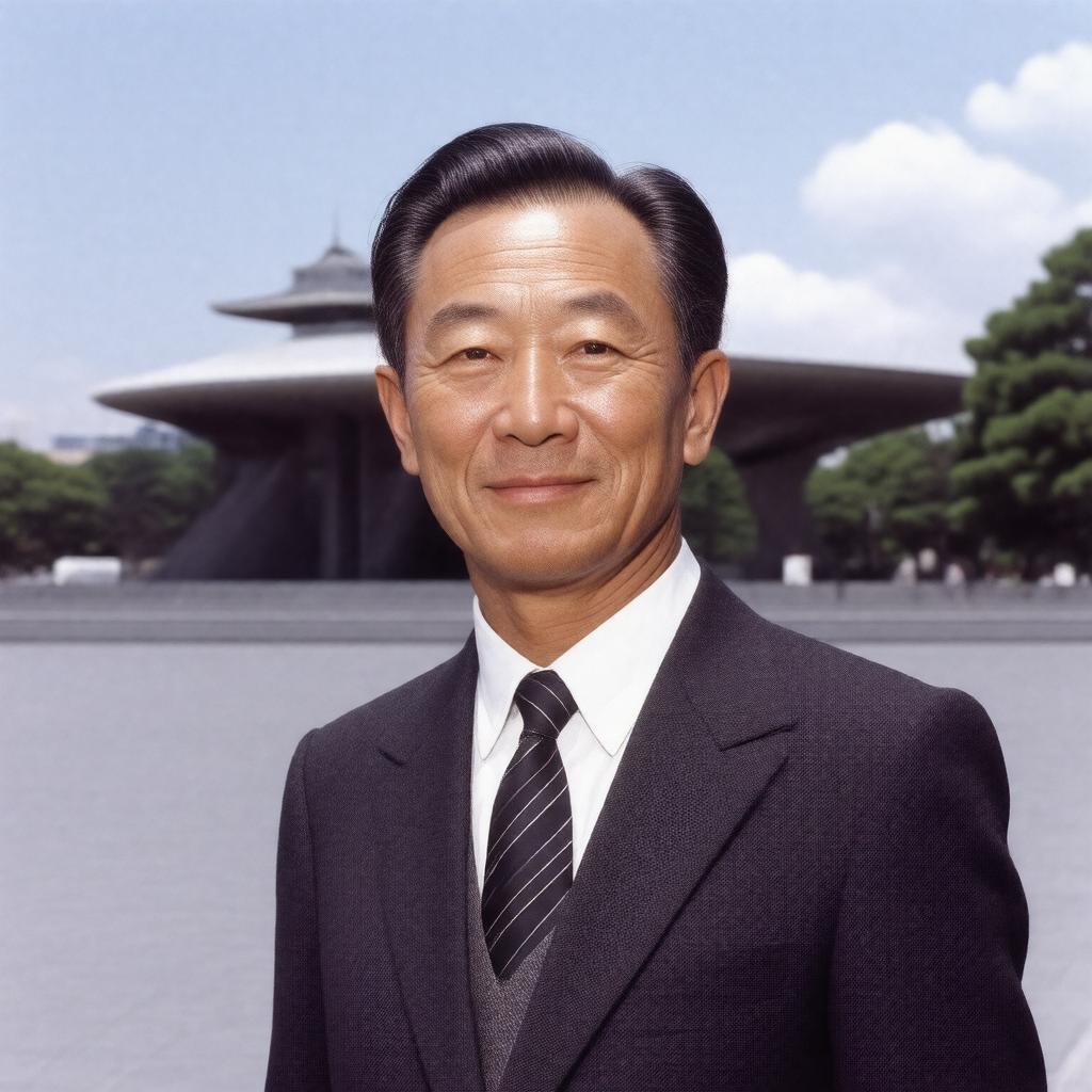 AI-created image of Kenzo Tange