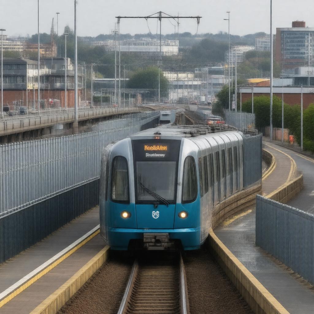 Click to view larger image AI-created image of KeolisAmey Docklands