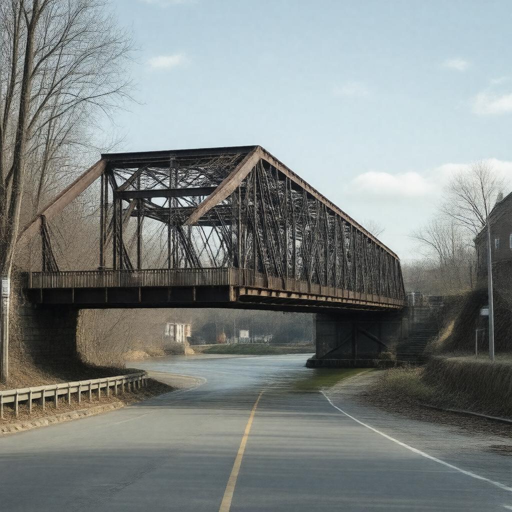 AI-created image of Kernwood Bridge