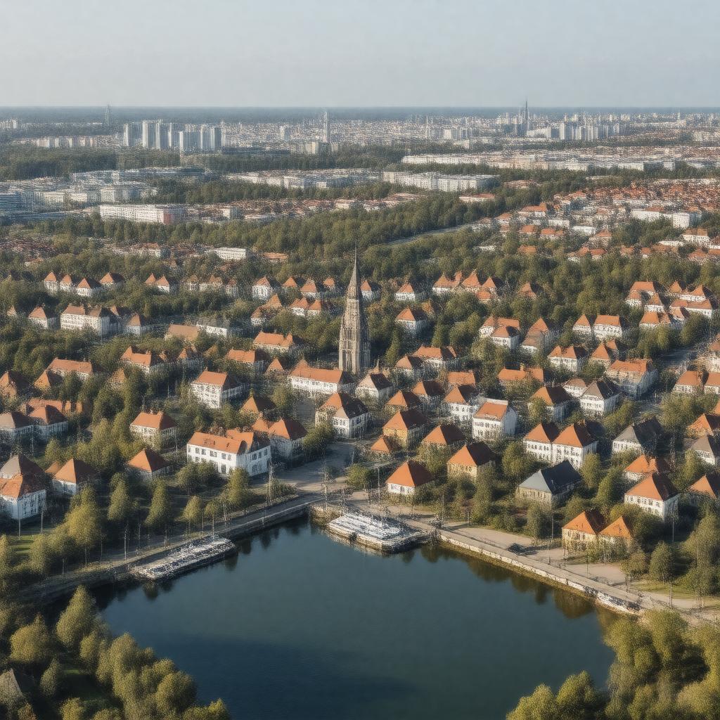 AI-created image of Kesklinn