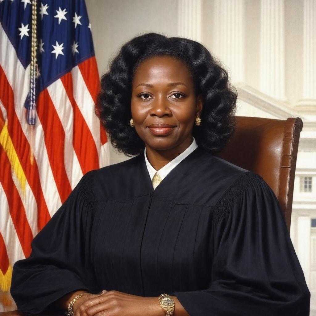 AI-created image of Ketanji Brown Jackson