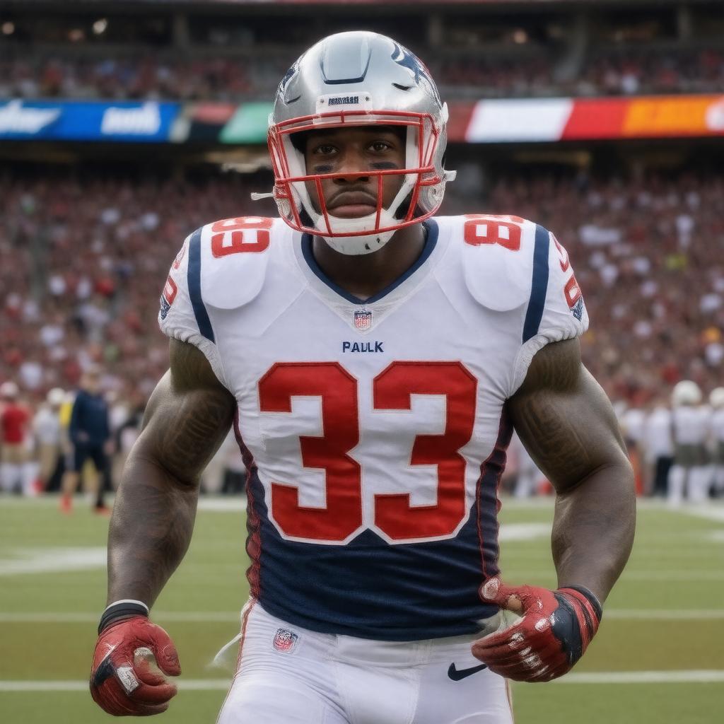 Click to view larger image AI-created image of Kevin Faulk