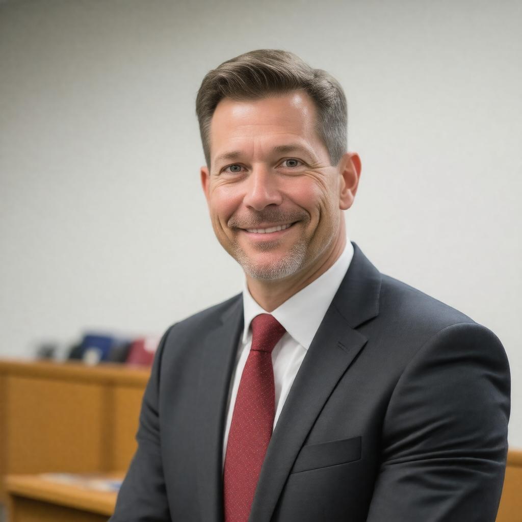 AI-created image of Kevin Guskiewicz