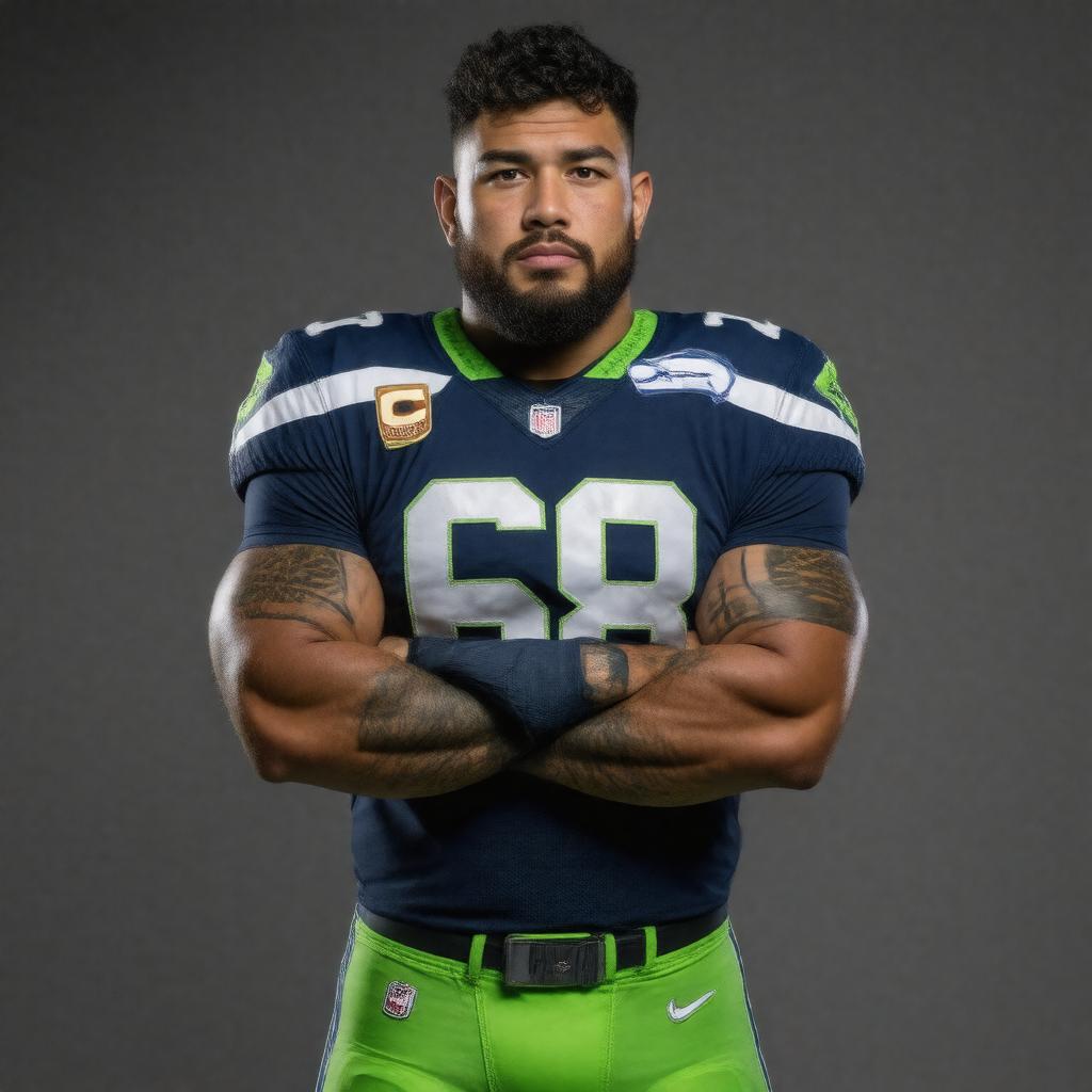 AI-created image of Kevin Mawae