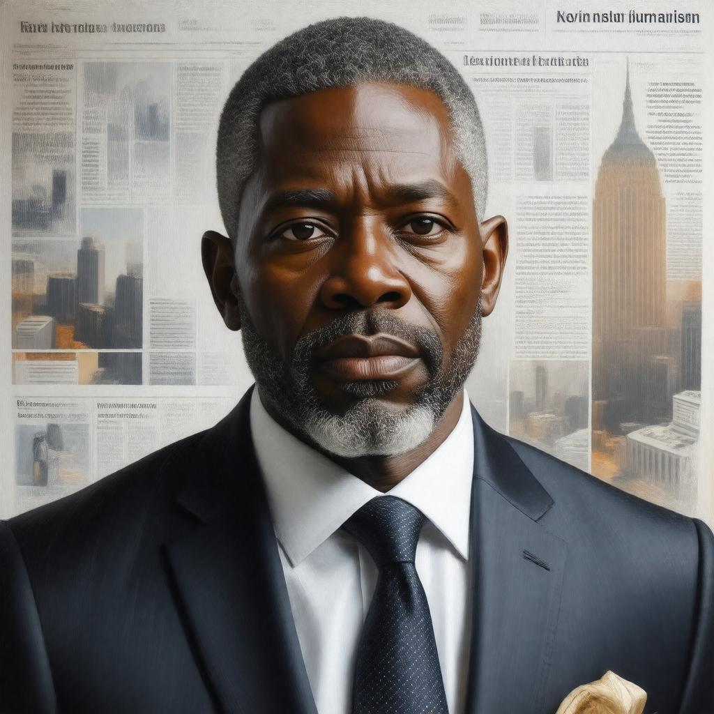 AI-created image of Kevin Merida