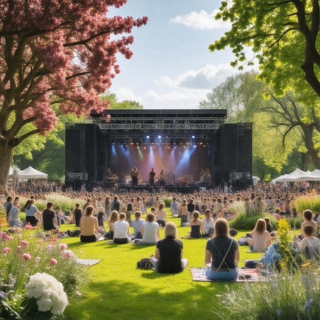 Click to view larger image AI-created image of Kew the Music