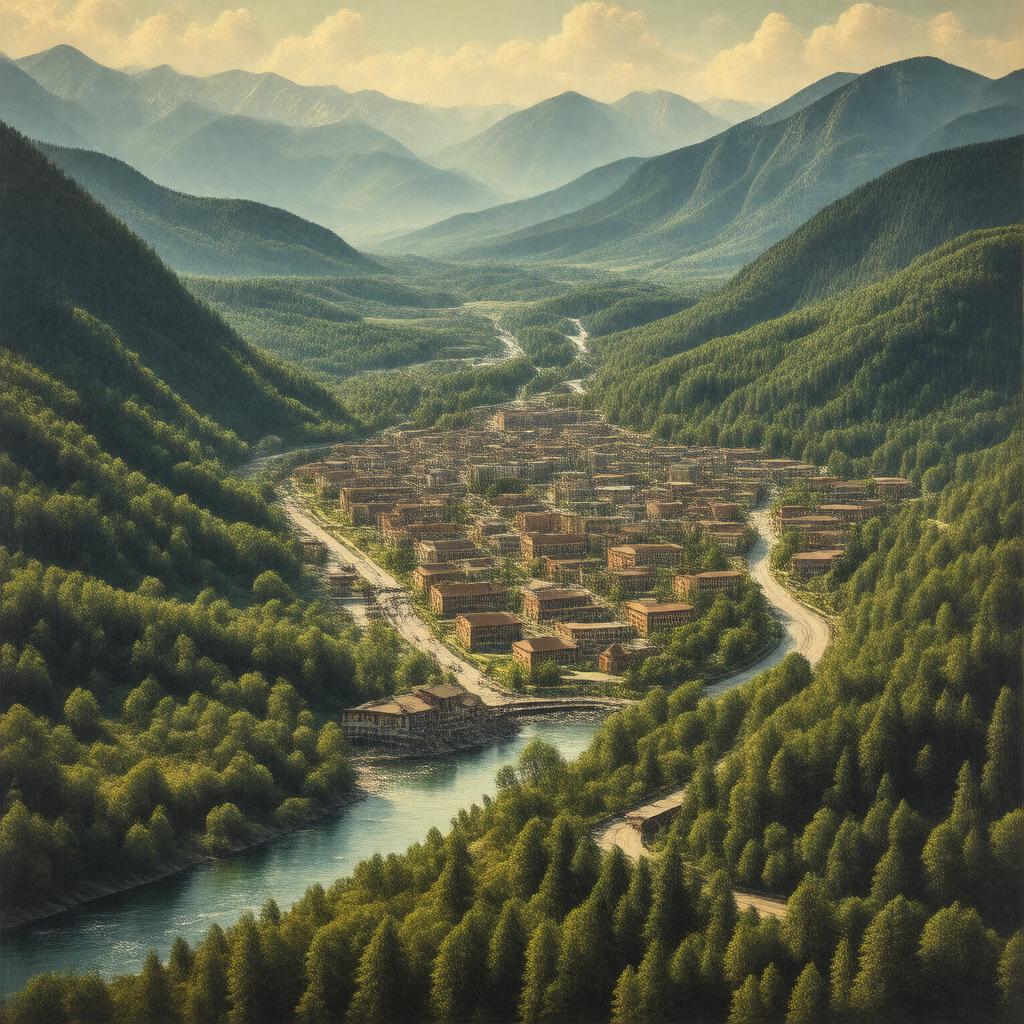 AI-created image of Keyser, West Virginia, USA