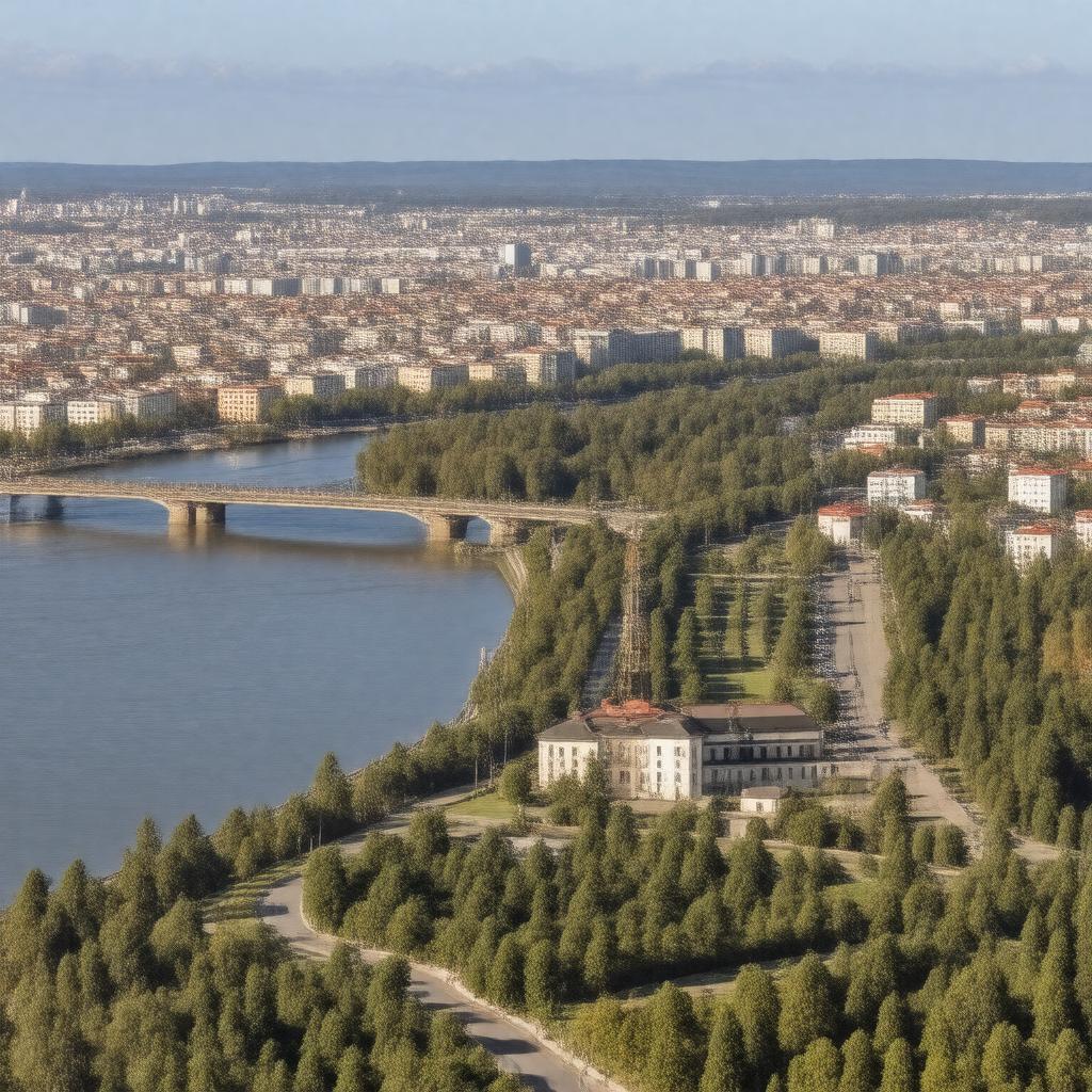 AI-created image of Khabarovsk