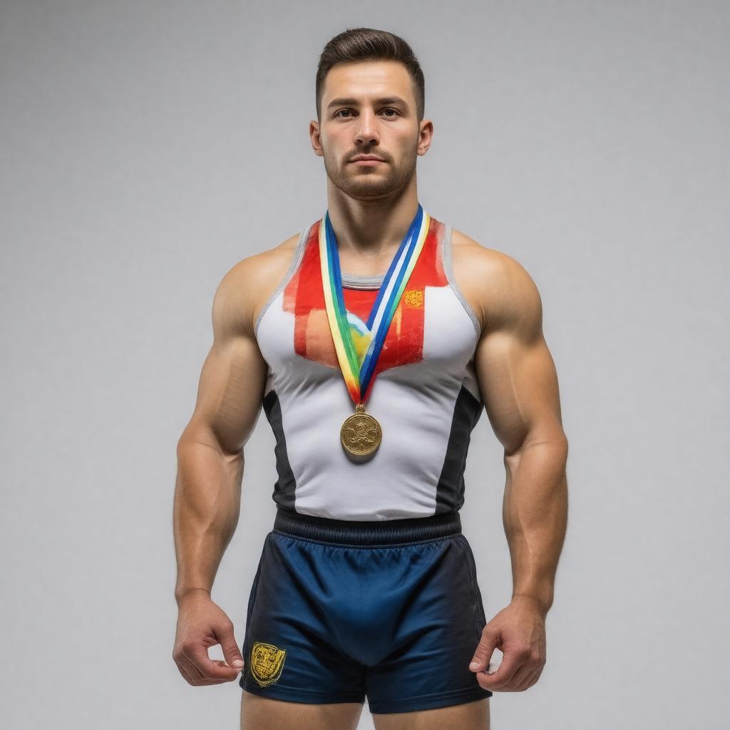 AI-created image of Khadzhimurat Gatsalov