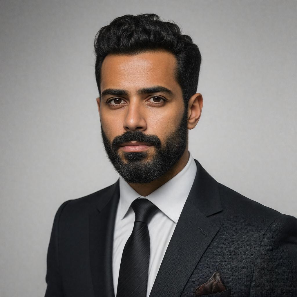 AI-created image of Khalid Abdalla