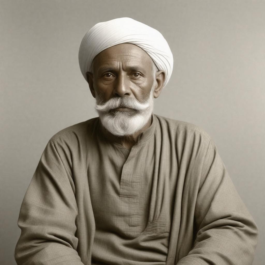 AI-created image of Khan Abdul Ghaffar Khan