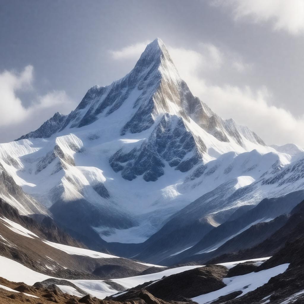 AI-created image of Khan Tengri