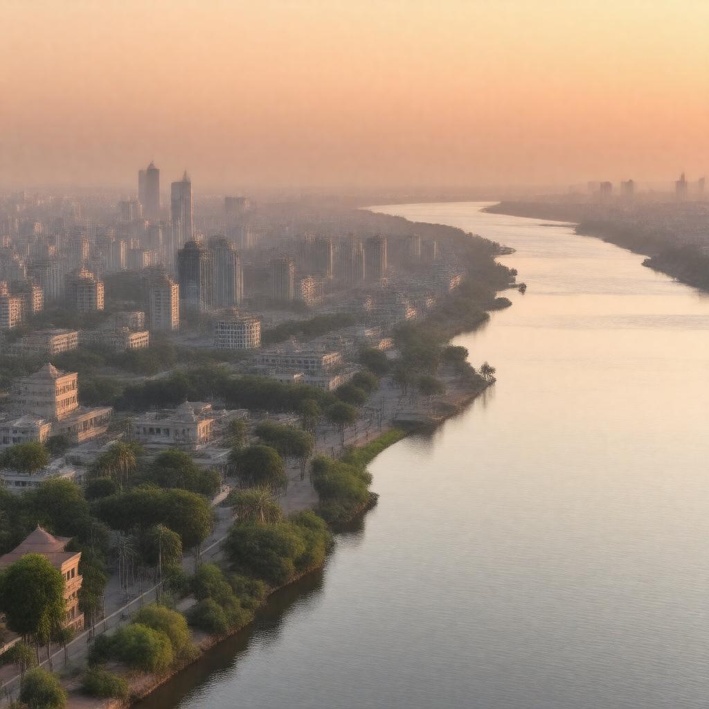 AI-created image of Khartoum