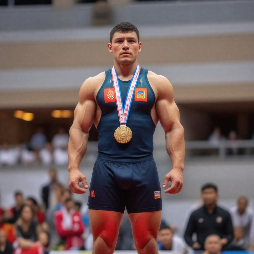 AI-created image of Khetag Gazyumov