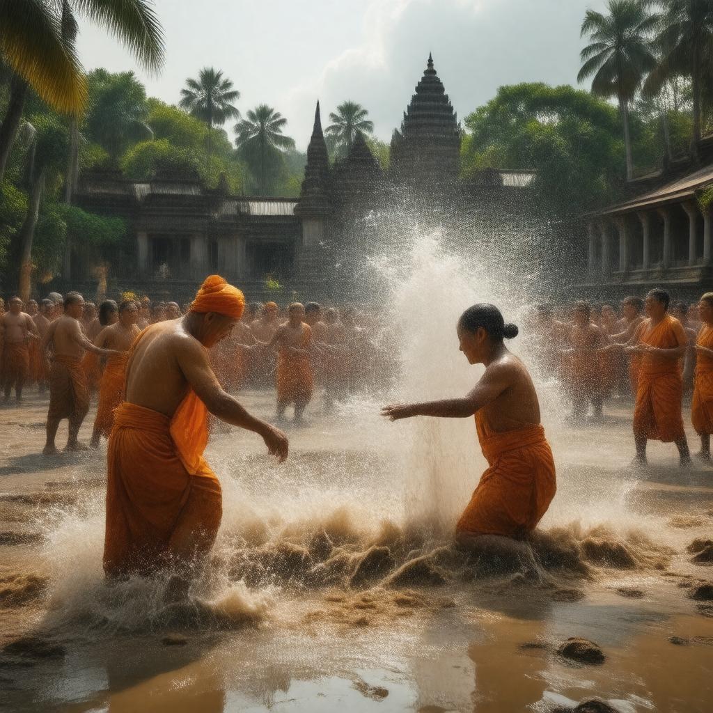 AI-created image of Khmer New Year