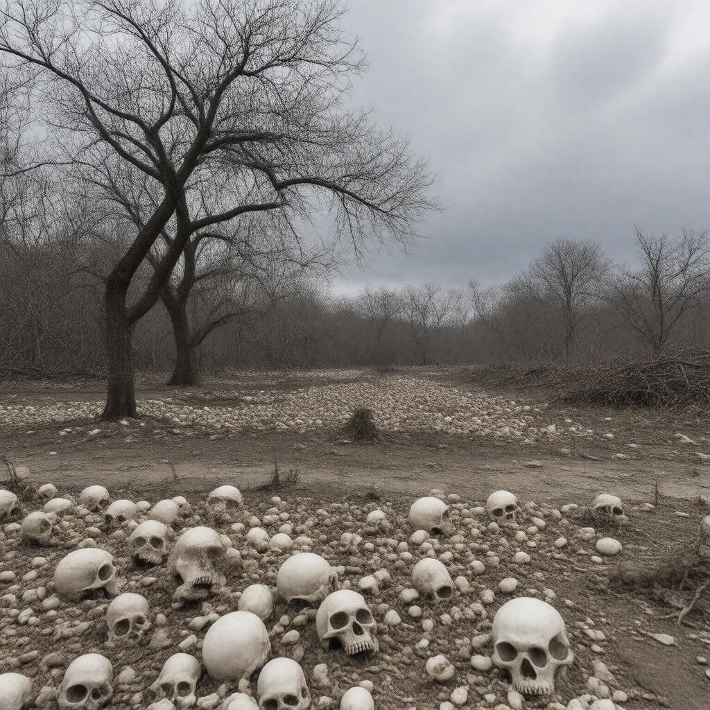AI-created image of Khmer Rouge regime