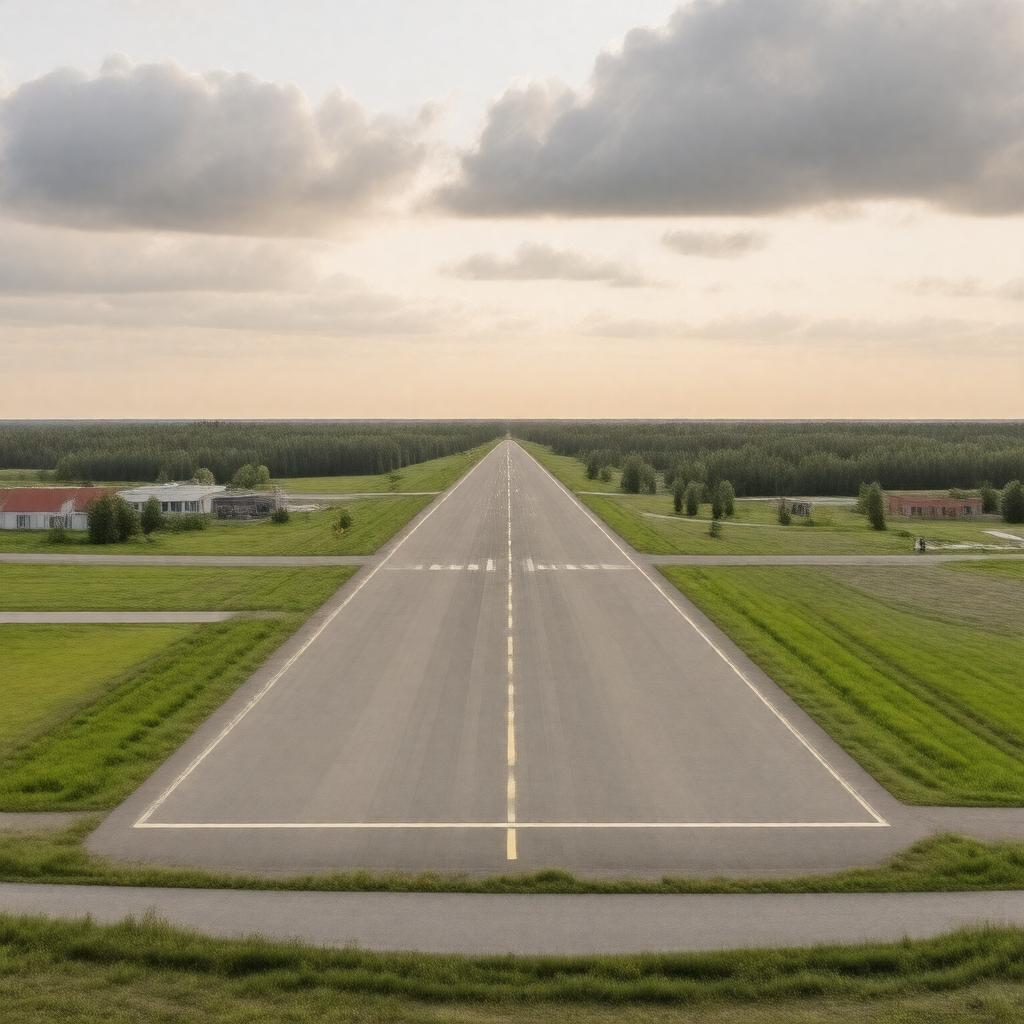 AI-created image of Khrabrovo Airport