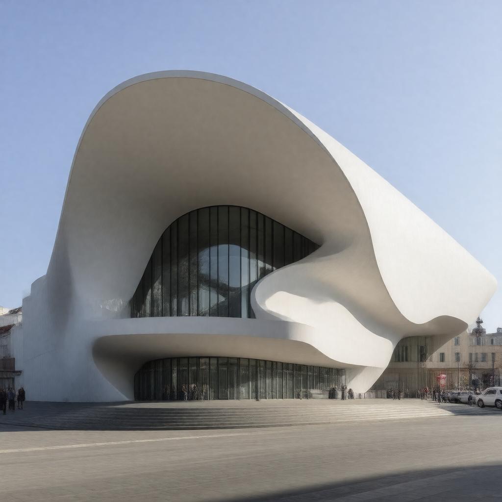 AI-created image of Kiasma Museum of Contemporary Art