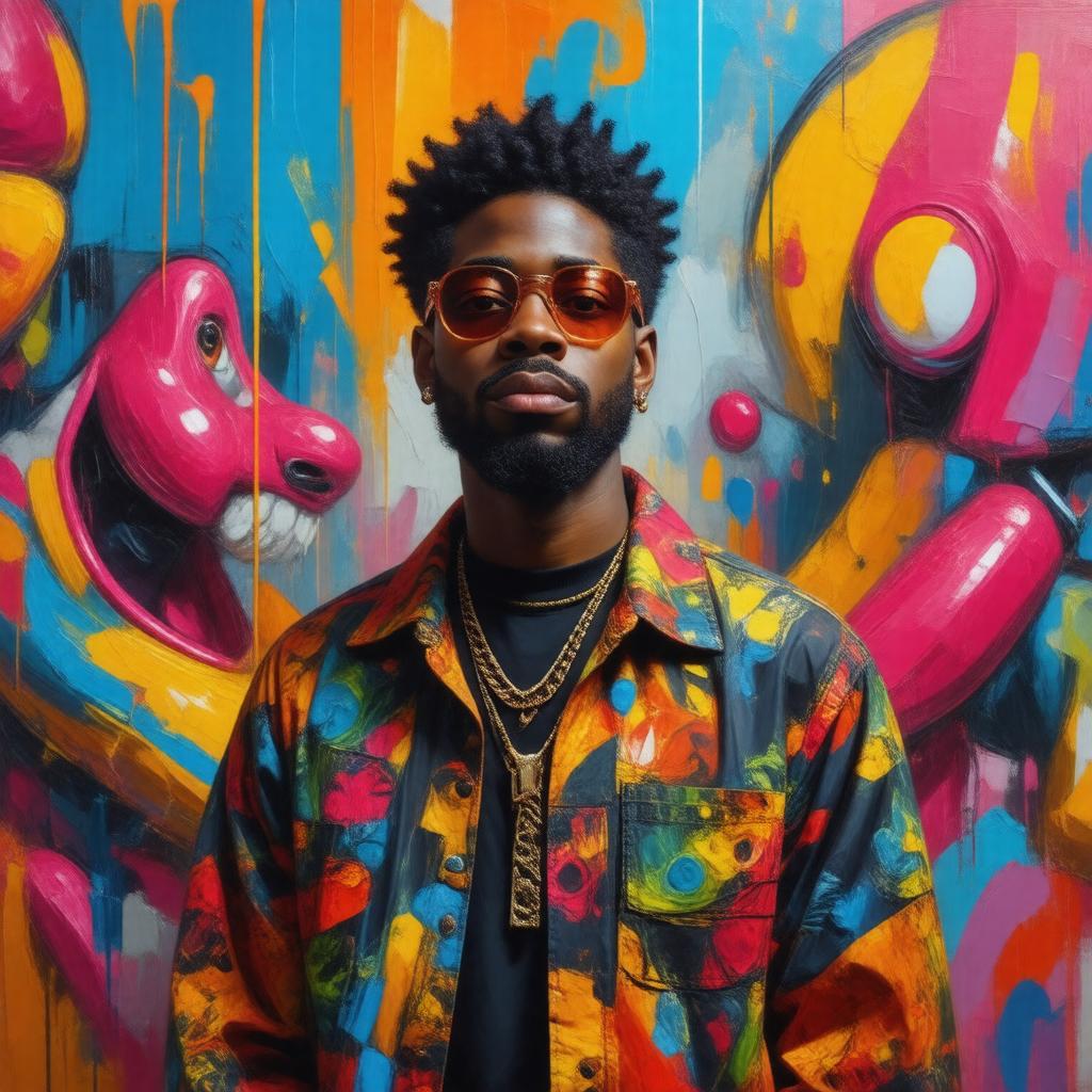 AI-created image of Kid Cudi