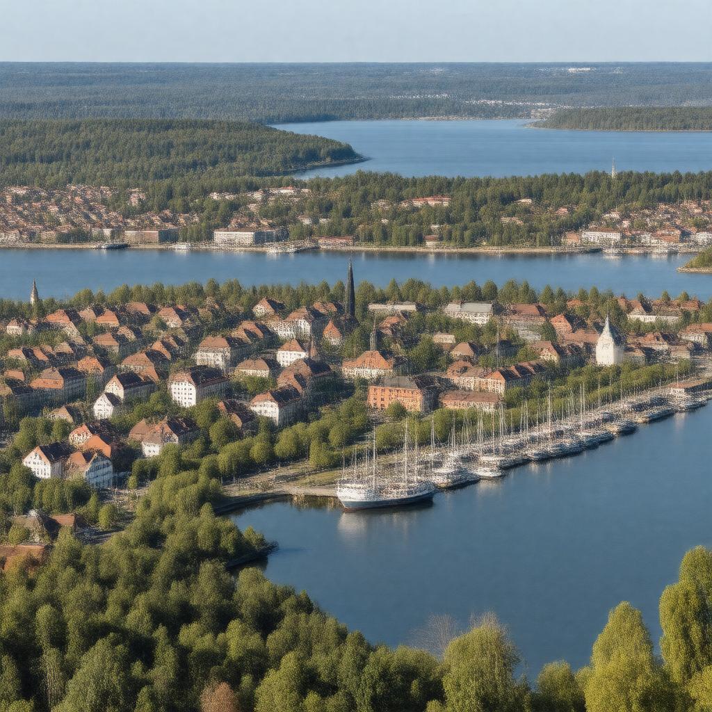 AI-created image of Kiel, Germany