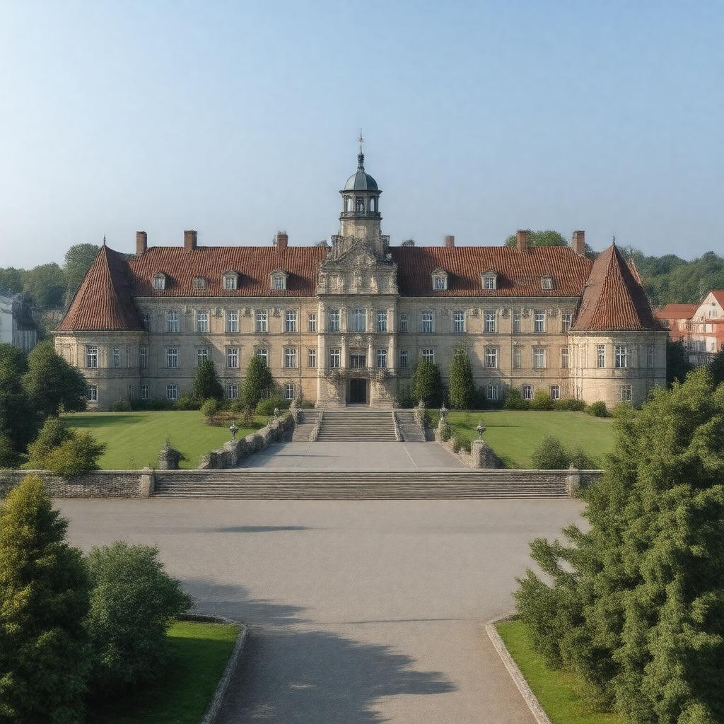 AI-created image of Kiel Naval Academy