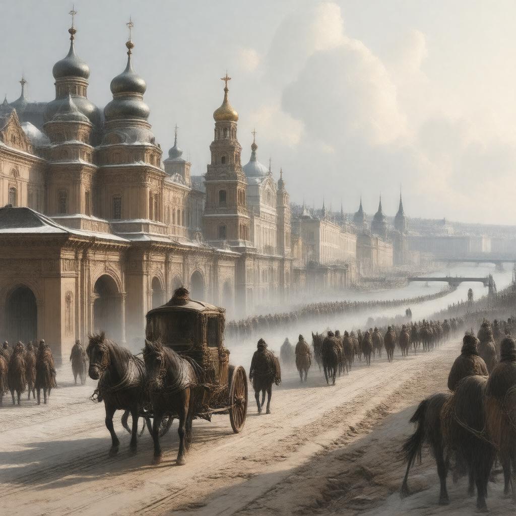 AI-created image of Kiev, Russian Empire