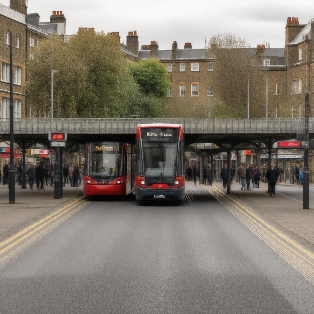 AI-created image of Kilburn High Road station