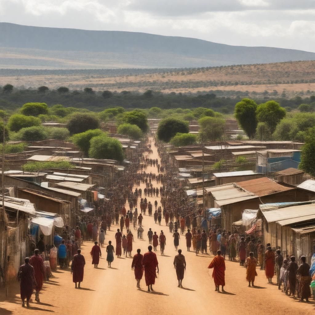 Click to view larger image AI-created image of Kilgoris, Kenya