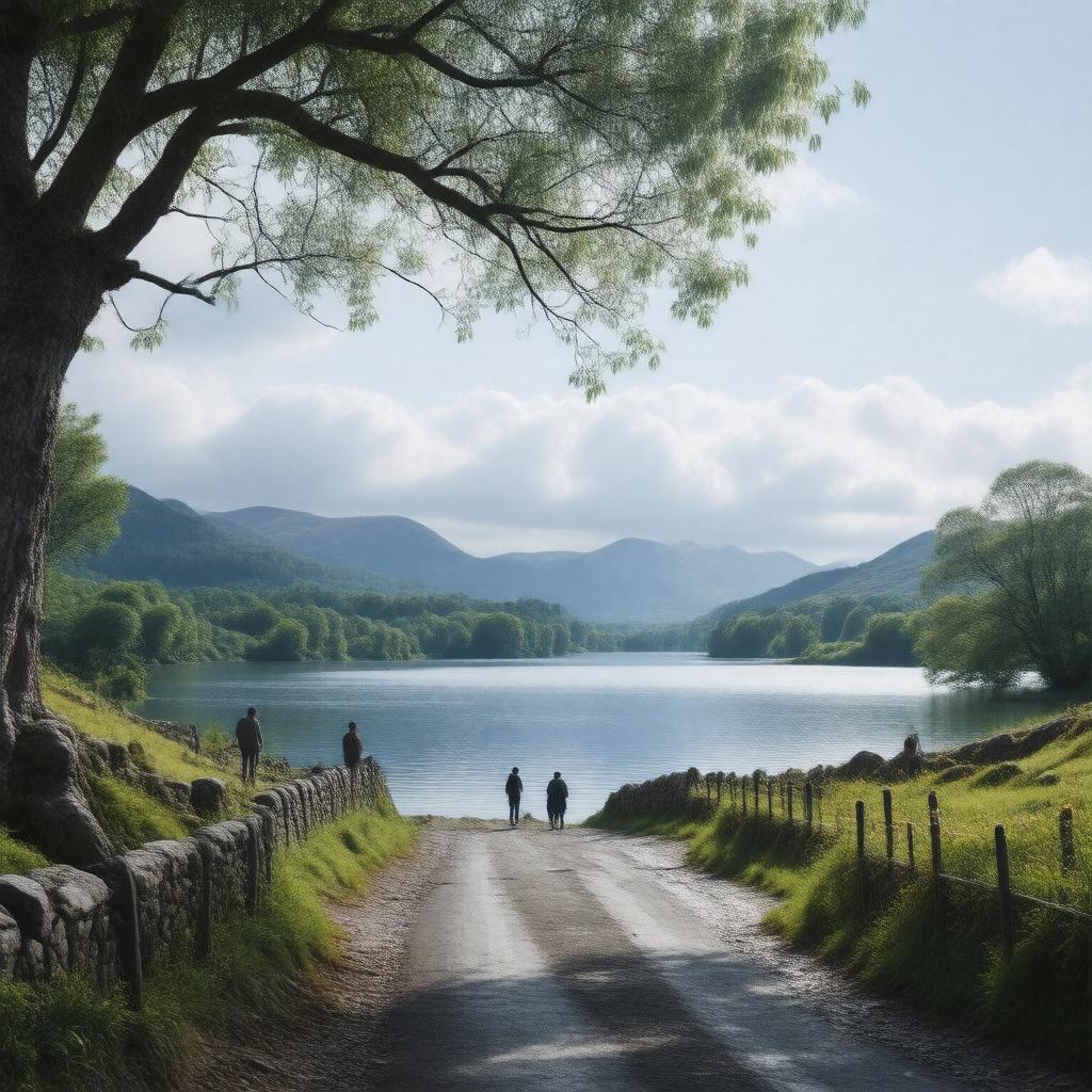 AI-created image of Killarney, Ireland