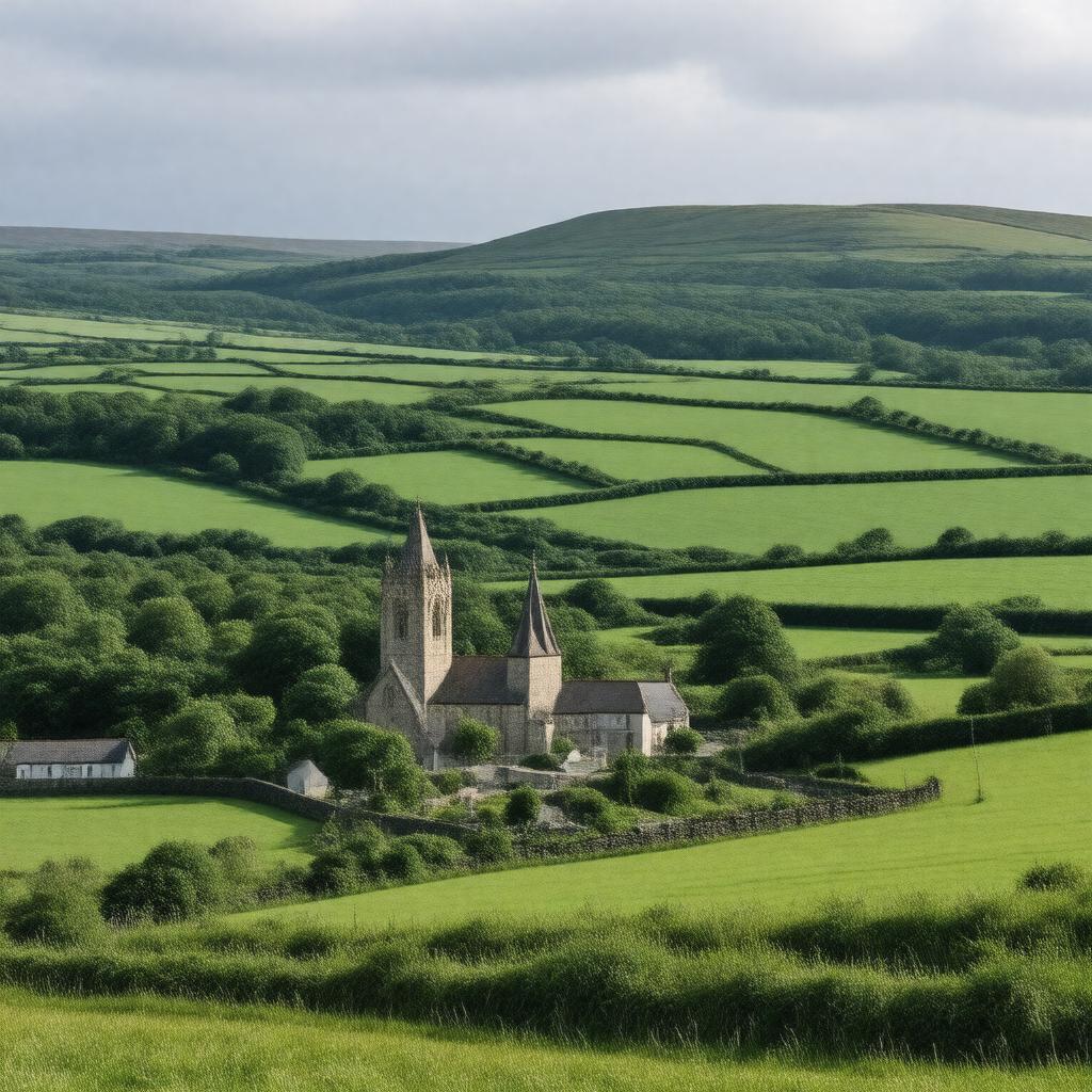 AI-created image of Killead, County Antrim, Ireland