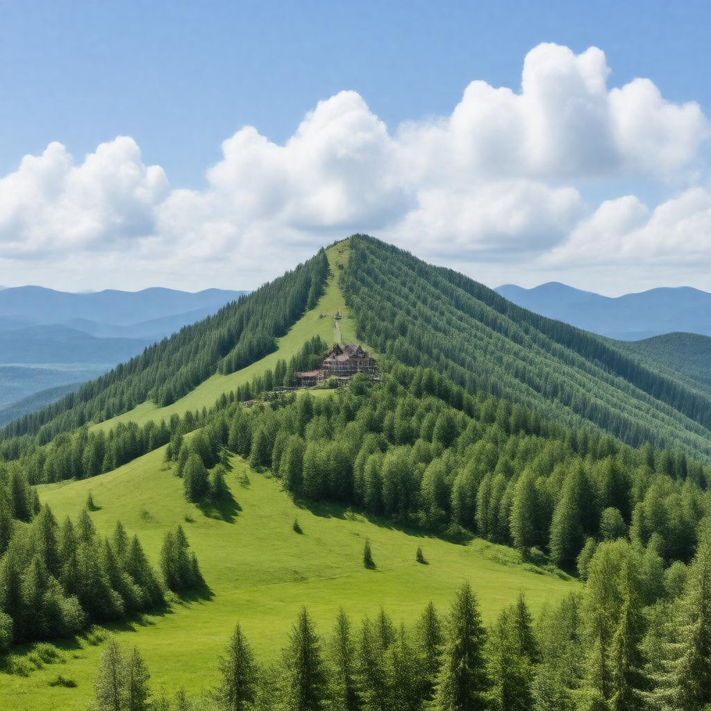 AI-created image of Killington Peak