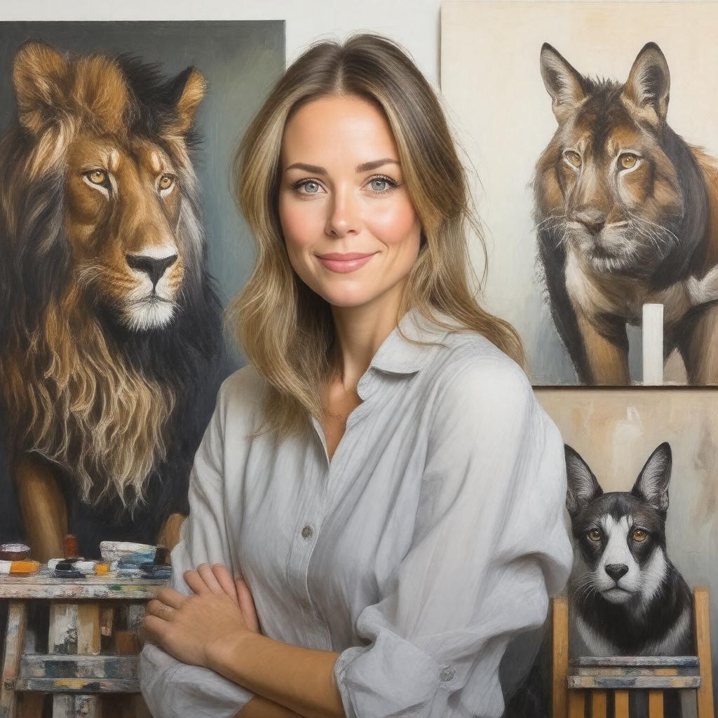 Click to view larger image AI-created image of Kim Sears