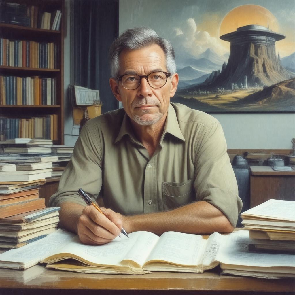 AI-created image of Kim Stanley Robinson