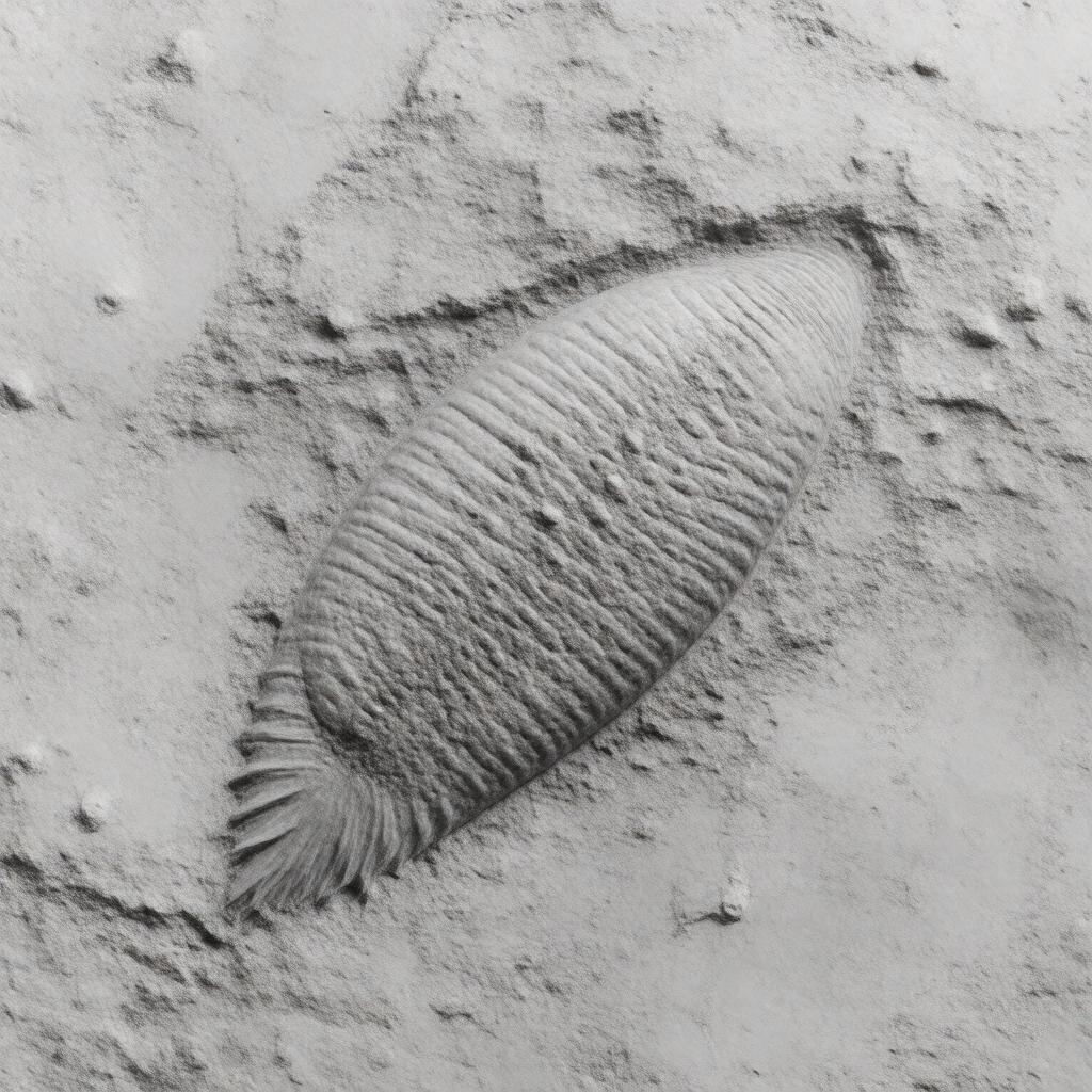 Click to view larger image AI-created image of Kimberella