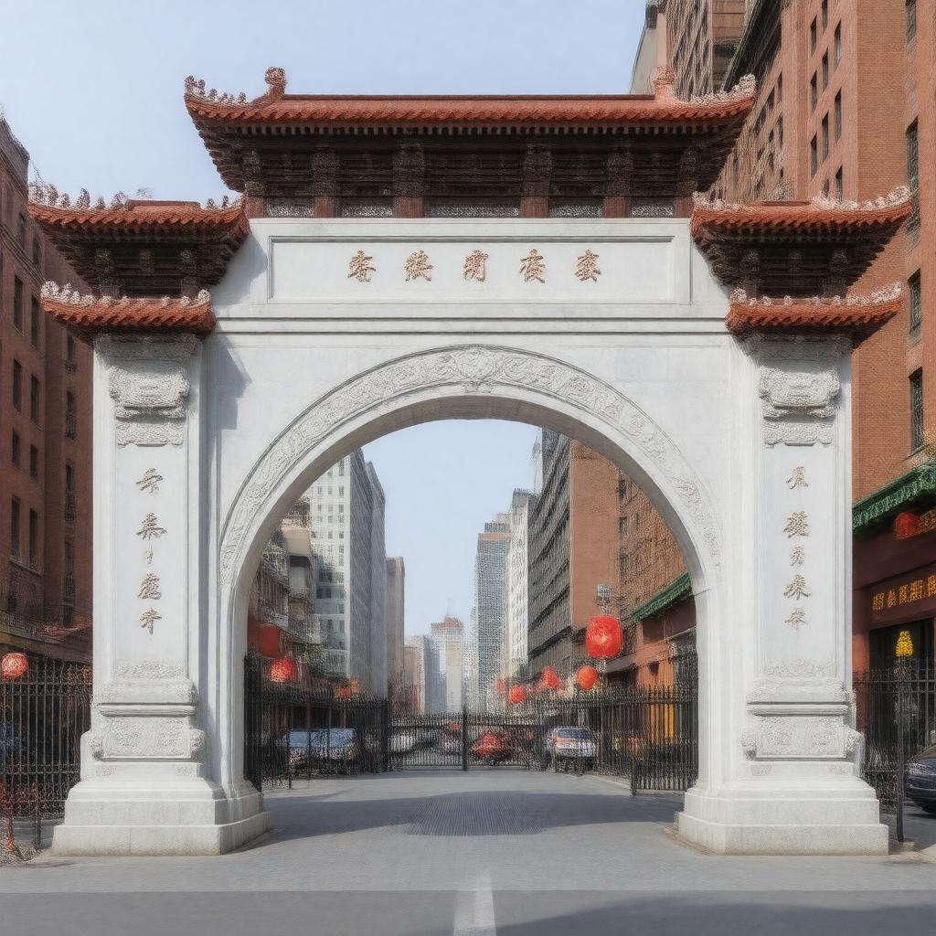 AI-created image of Kimlau Memorial Arch