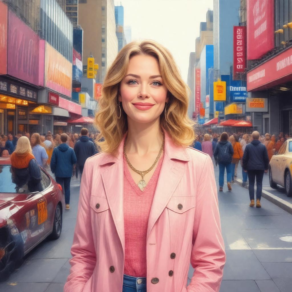 Click to view larger image AI-created image of Kimmy Schmidt