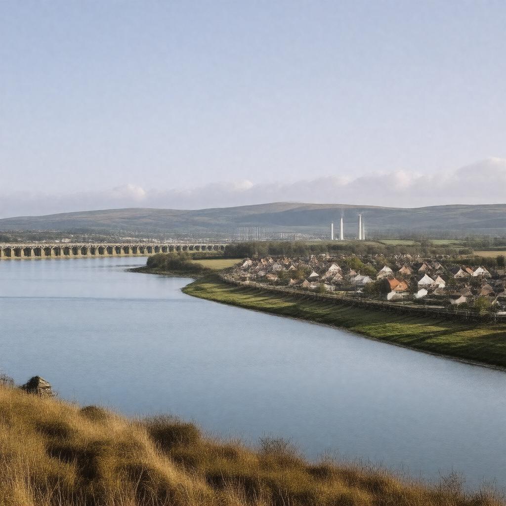 AI-created image of Kincardine-on-Forth, Scotland